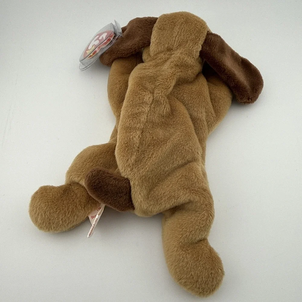 Ty Beanie Babies BONES The Dog 4th Gen Tags PVC Pellets 1-18-94‎ 1993 Style 4001